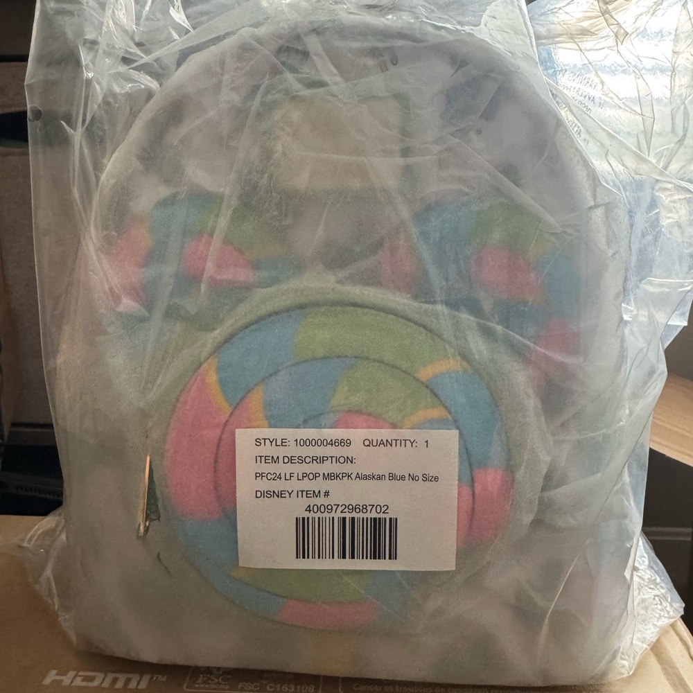 NWT Disney Parks x Loungefly Disney Eats Lollipop Backpack - Picture 5 of 5